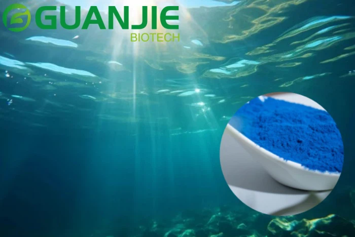 Blue spirulina phycocyanin powder Blue spirulina phycocyanin powder